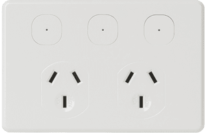 PIXIE Smart Power Point - Interchangeable coverplate styles - Smarthome GPO