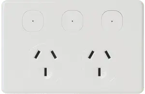 PIXIE Smart Power Point - Interchangeable coverplate styles - Smarthome GPO