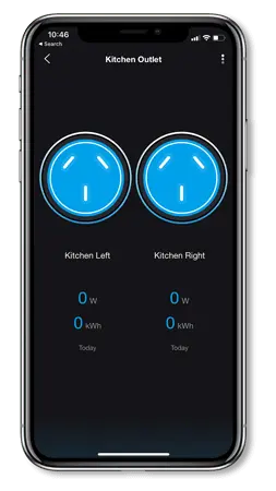 Control your appliances with the PIXIE App - Smart home double power point - PIXIE smart home