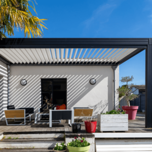 PIXIE smart home control |Backyard Cabana | Smart Home Room Inspirations