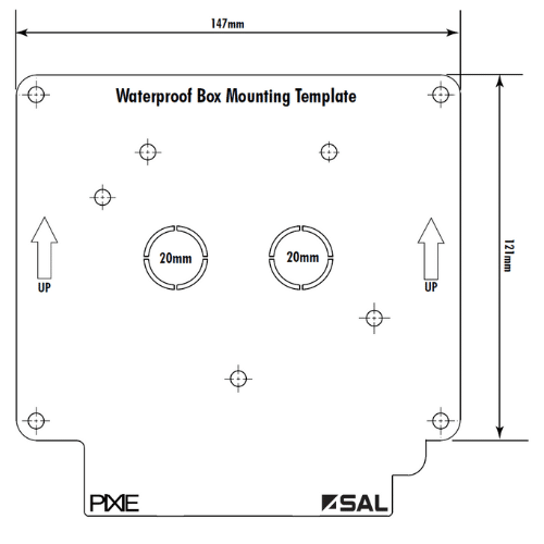 Single line image - PIXIE power point - PIXIE smart home system