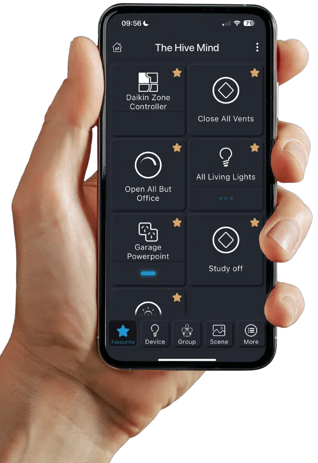 PIXIE CLIMATIQ integrated smart home app control