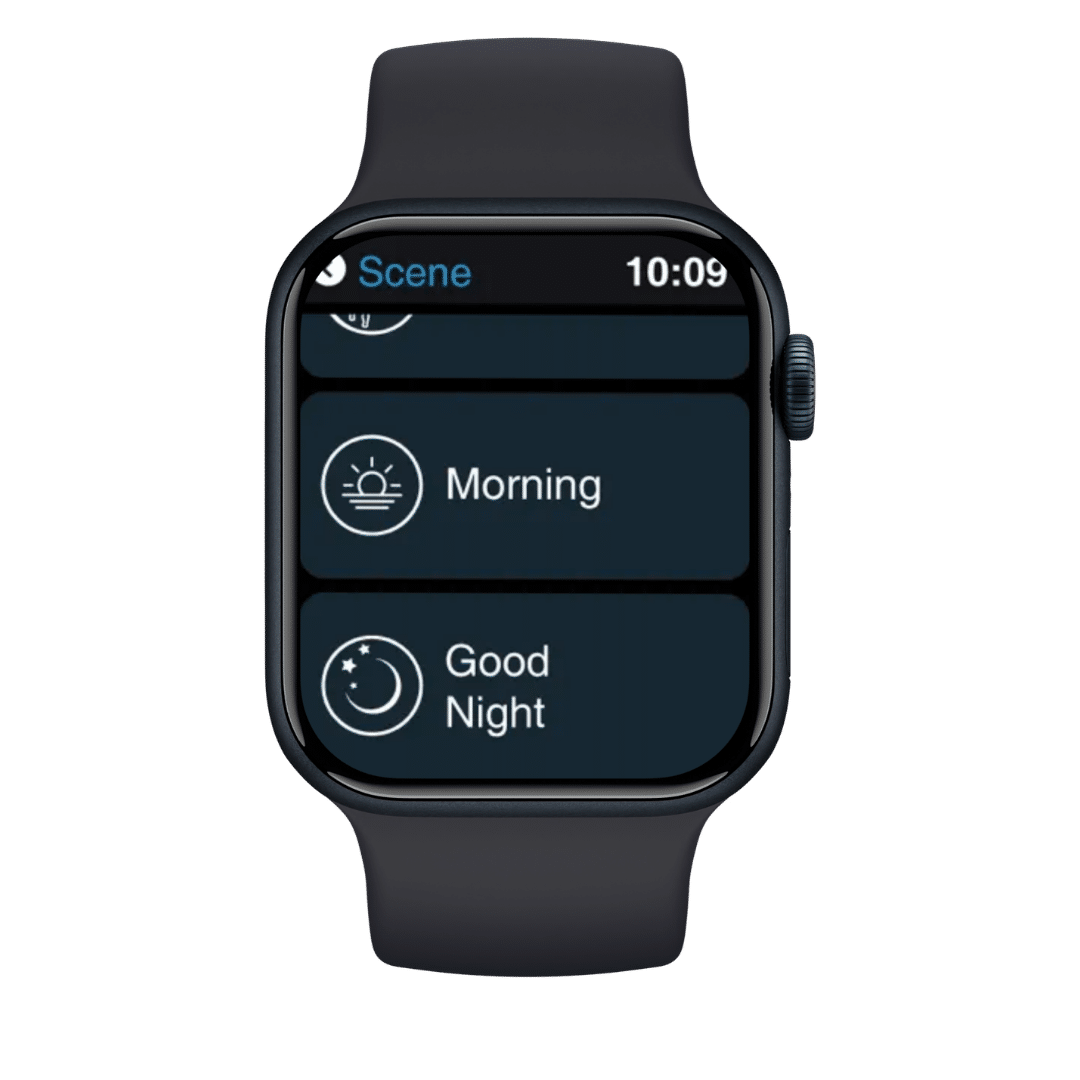 PIXIE app control on Apple Watch