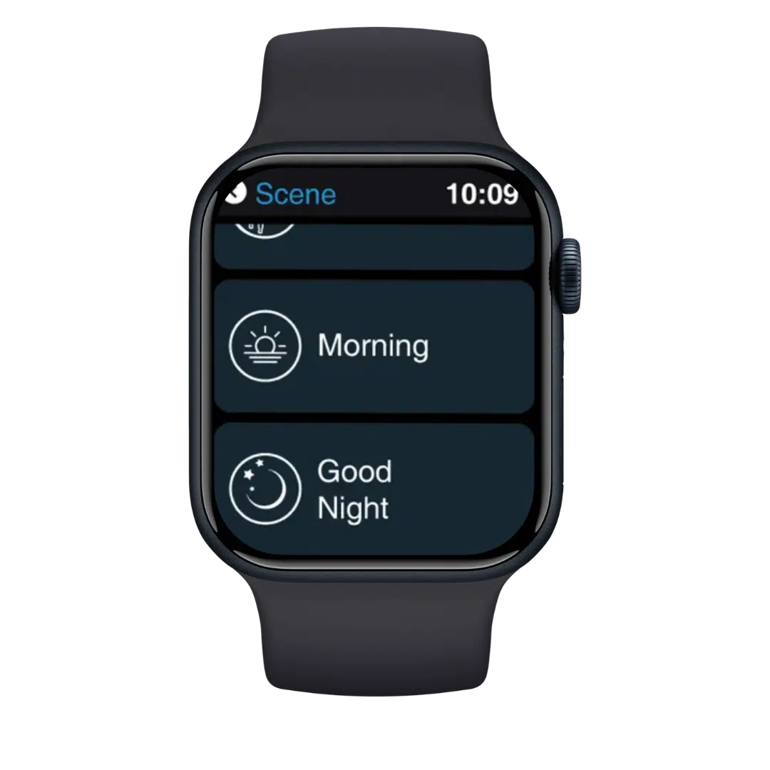 PIXIE app control on Apple Watch